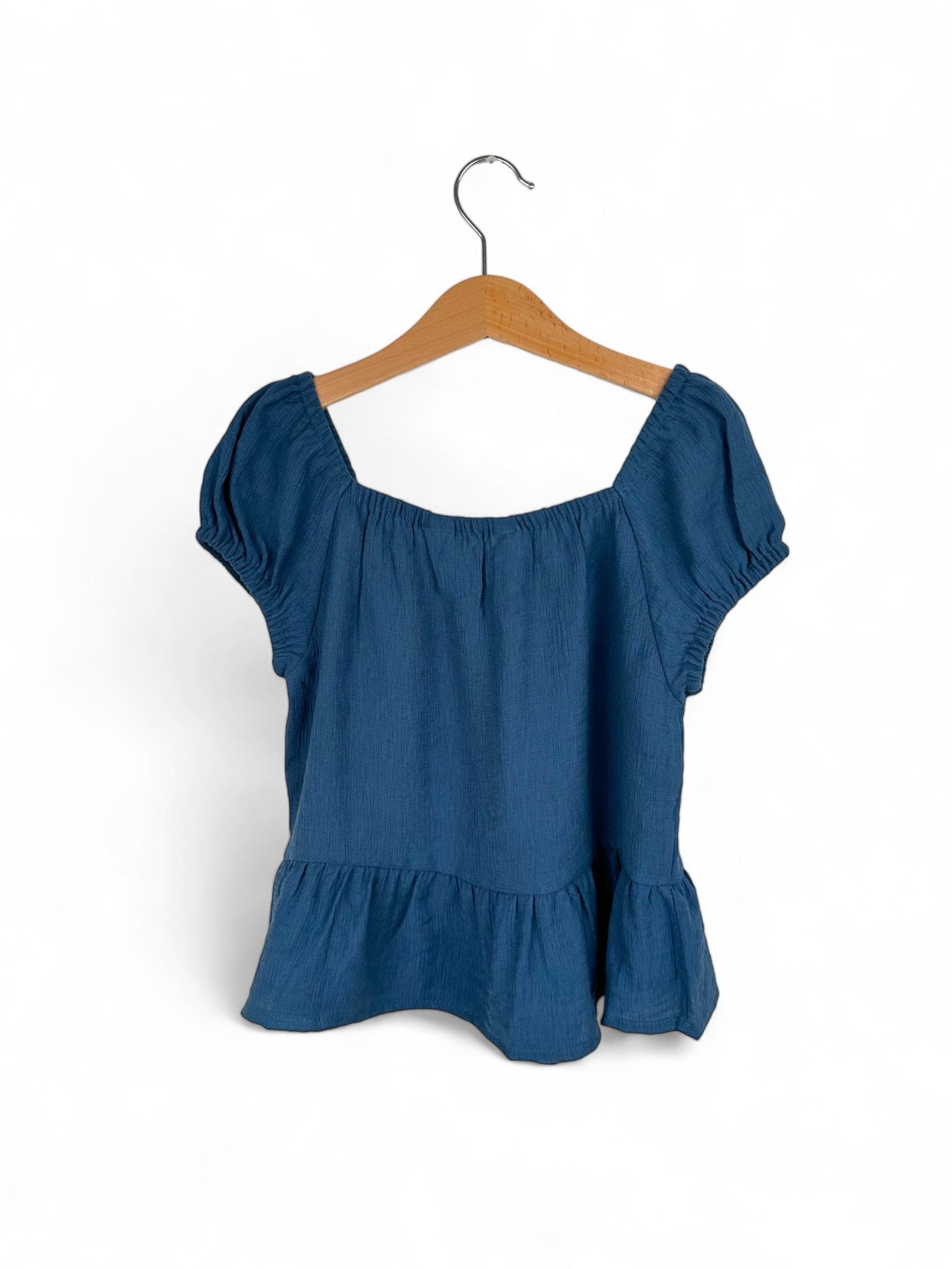 Blusa Azul 10-11 Anos