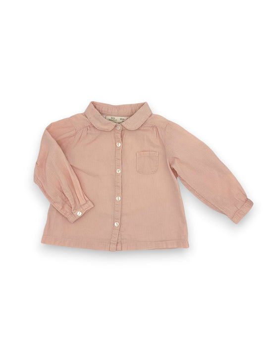 Blusa Rosa 6-9 Meses