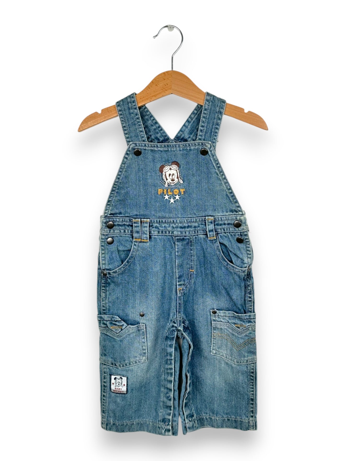 Mickey Denim Overalls 12M