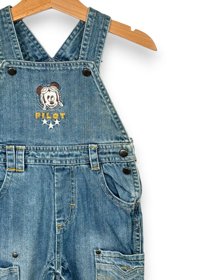 Mickey Denim Overalls 12M