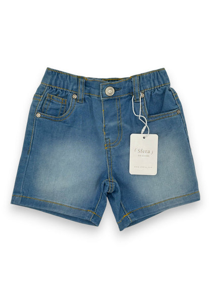 Blue Denim Shorts 18-24 Months