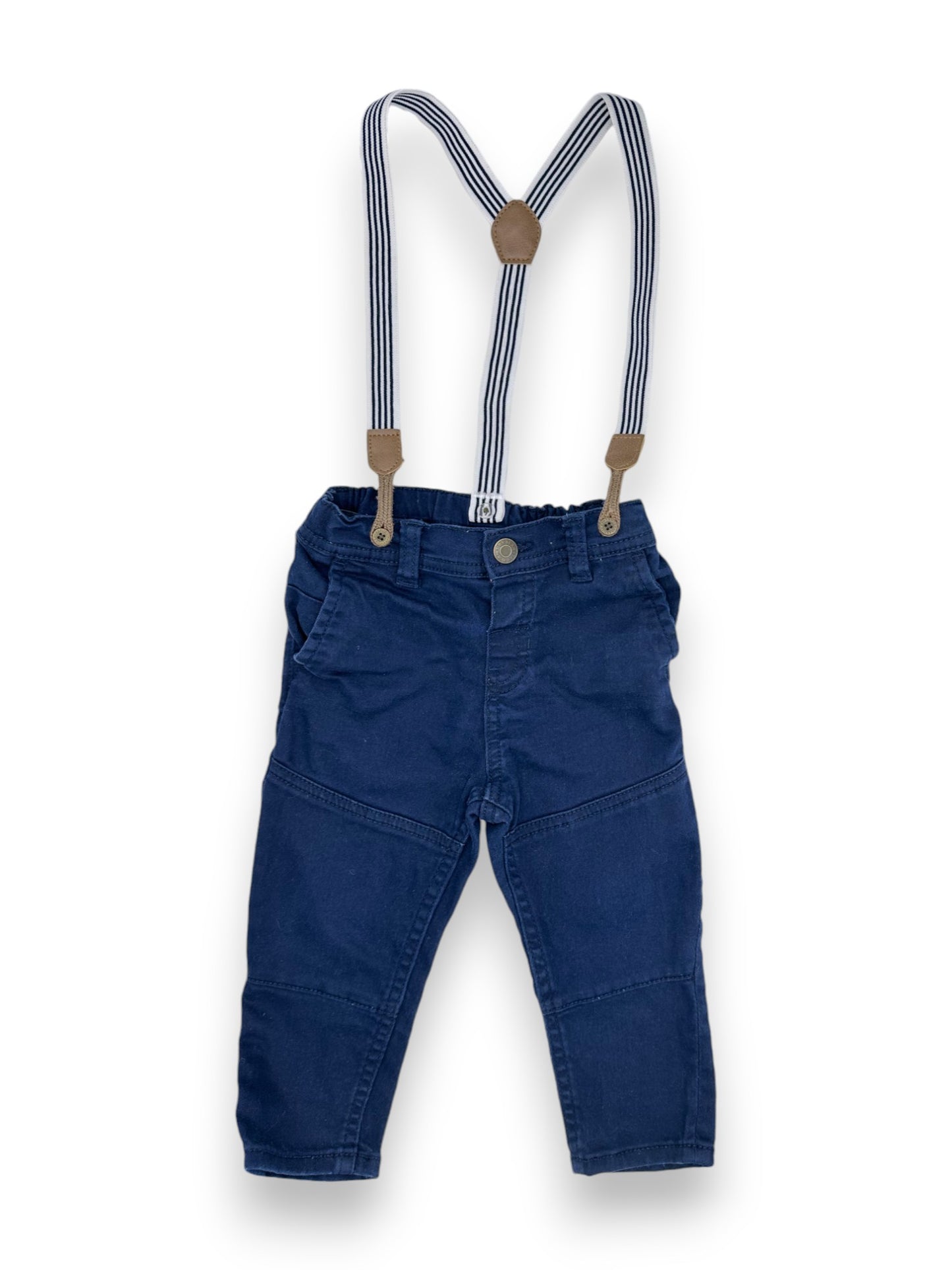 Trousers with Suspenders 9-12 Months