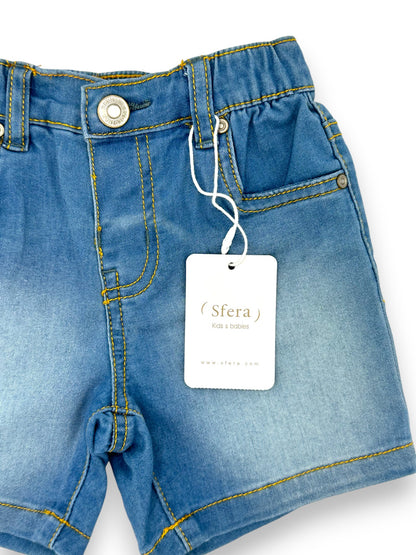 Blue Denim Shorts 18-24 Months