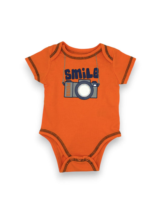 Orange Camera Bodysuit 3-6 Months