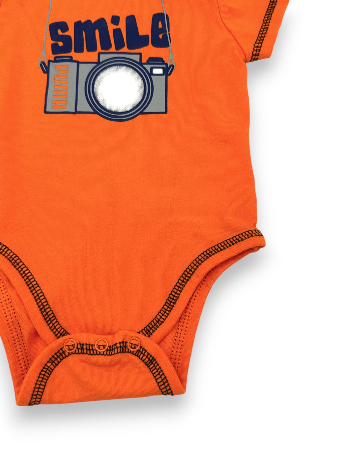 Orange Camera Bodysuit 3-6 Months