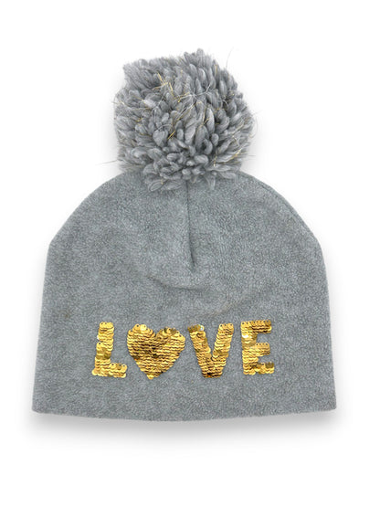 Gorro Polar com Pom Pom Tam L