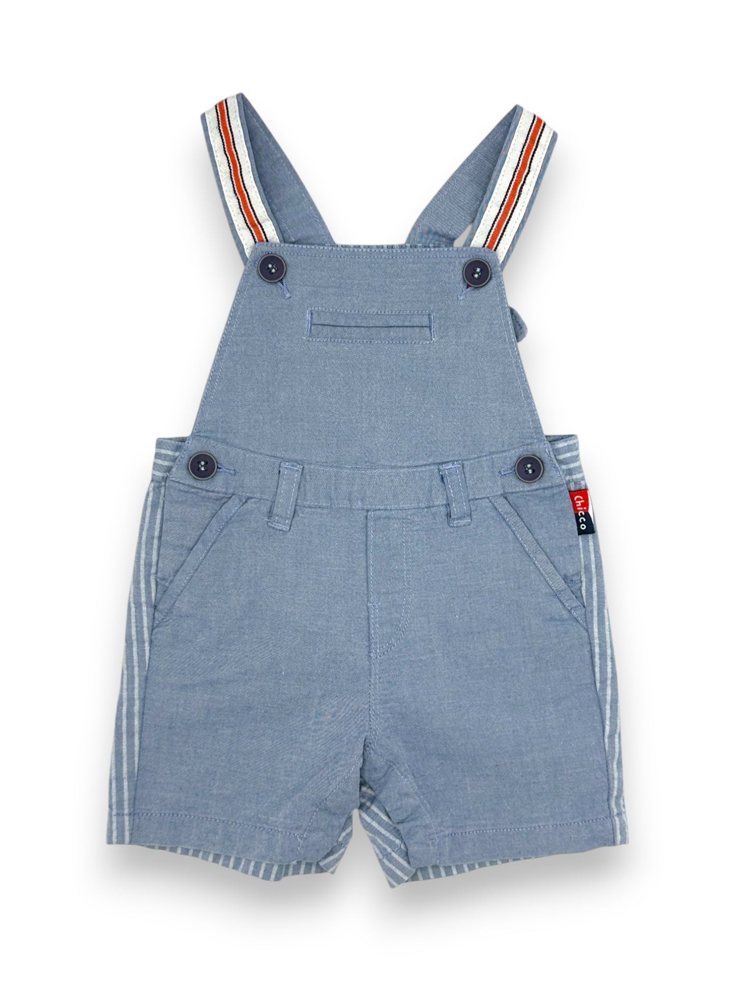 Striped Overalls 12 Months