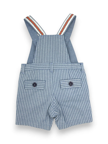 Striped Overalls 12 Months