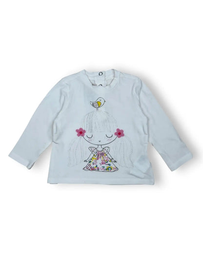 T-Shirt Branca CHICCO - 9 Meses