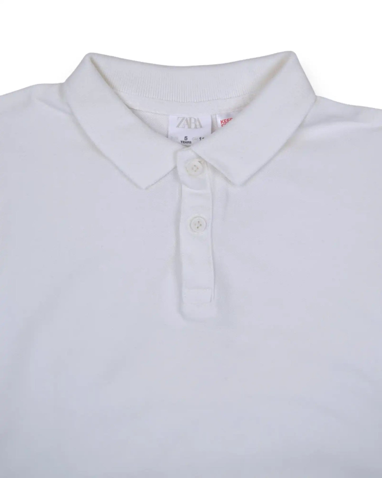 Polo Branco ZARA - 5 Anos