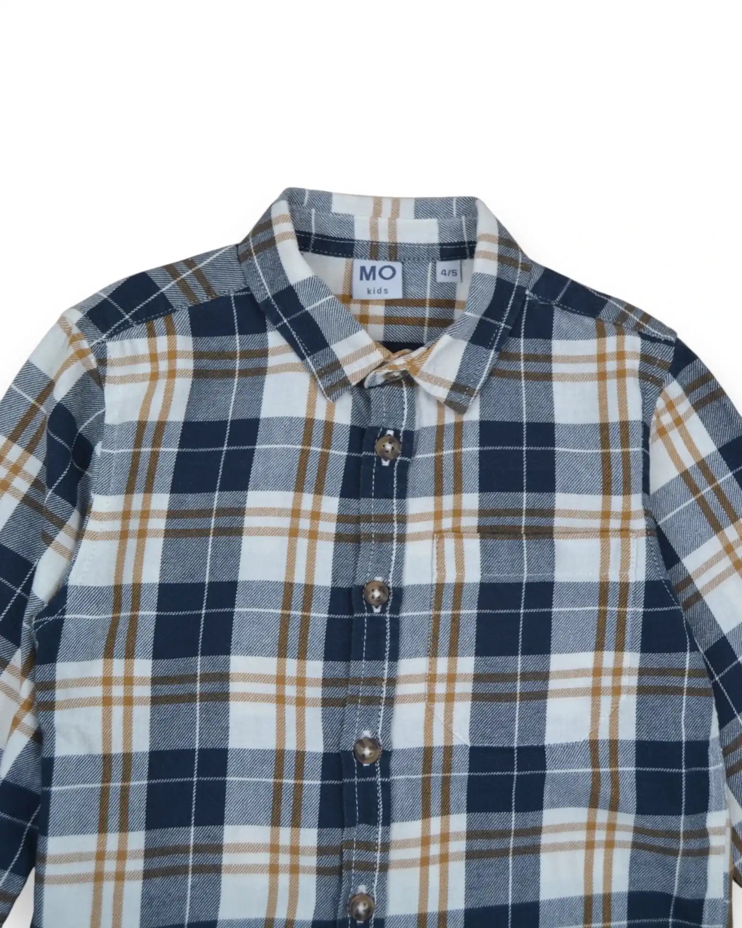 Camisa a cuadros franela MO KIDS - 4-5 años