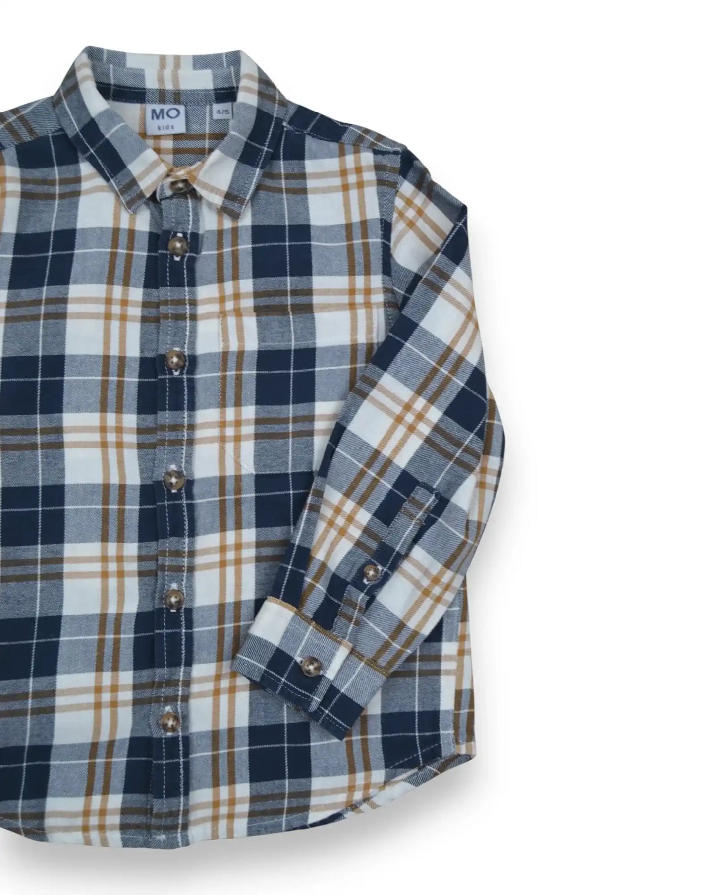 Camisa a cuadros franela MO KIDS - 4-5 años