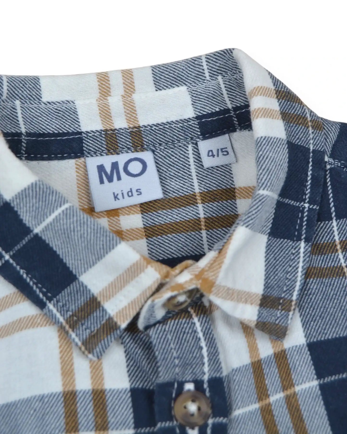 Camisa a cuadros franela MO KIDS - 4-5 años