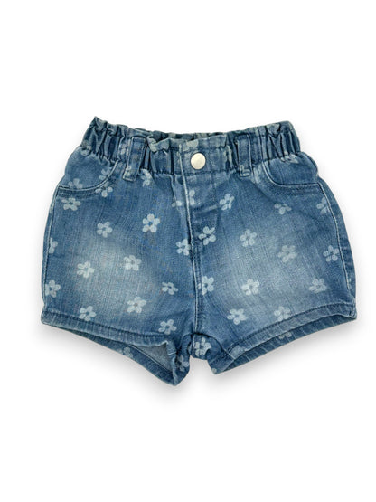 Denim Shorts 6-9 Months