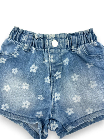 Denim Shorts 6-9 Months