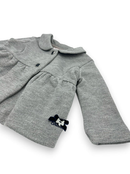Shiny Gray Coat 6 Months