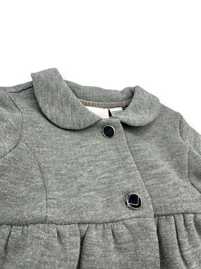 Shiny Gray Coat 6 Months