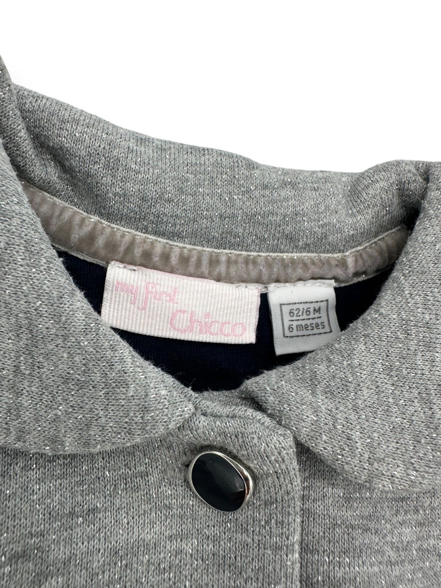 Shiny Gray Coat 6 Months