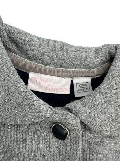 Shiny Gray Coat 6 Months