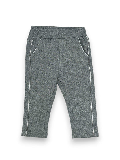 Shiny Gray Pants 9-12 Months