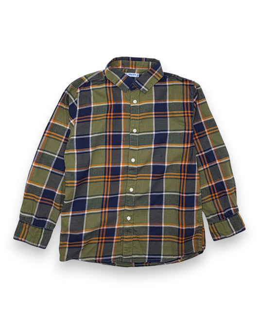 Camisa Xadrez Verde 6 Anos