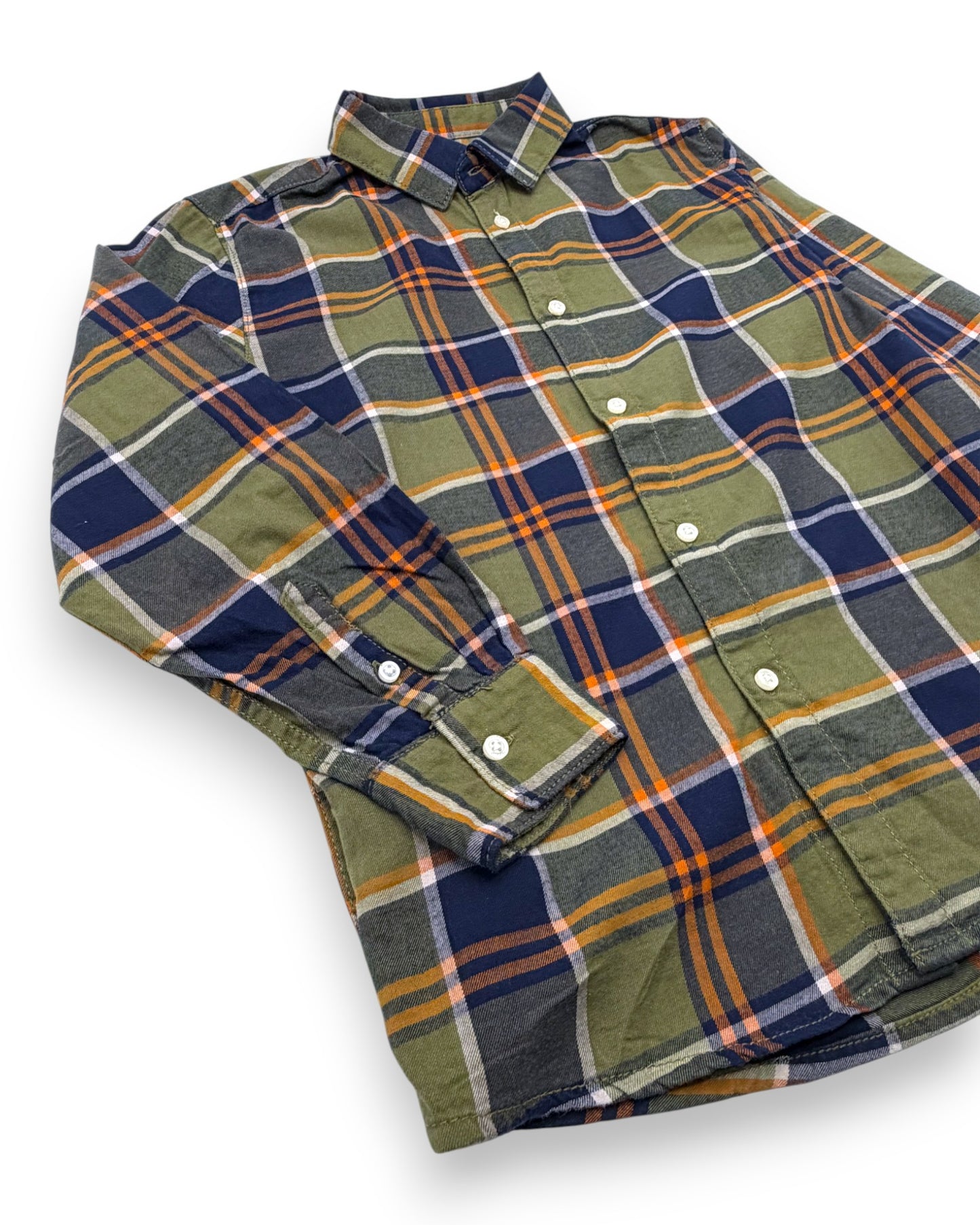 Camisa Xadrez Verde 6 Anos