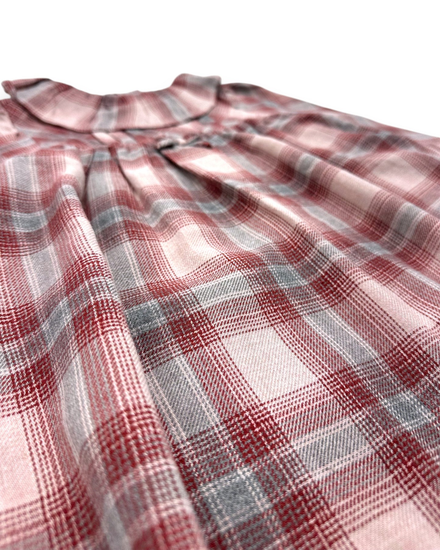 Vestido Xadrez Flanela 12-18 Meses