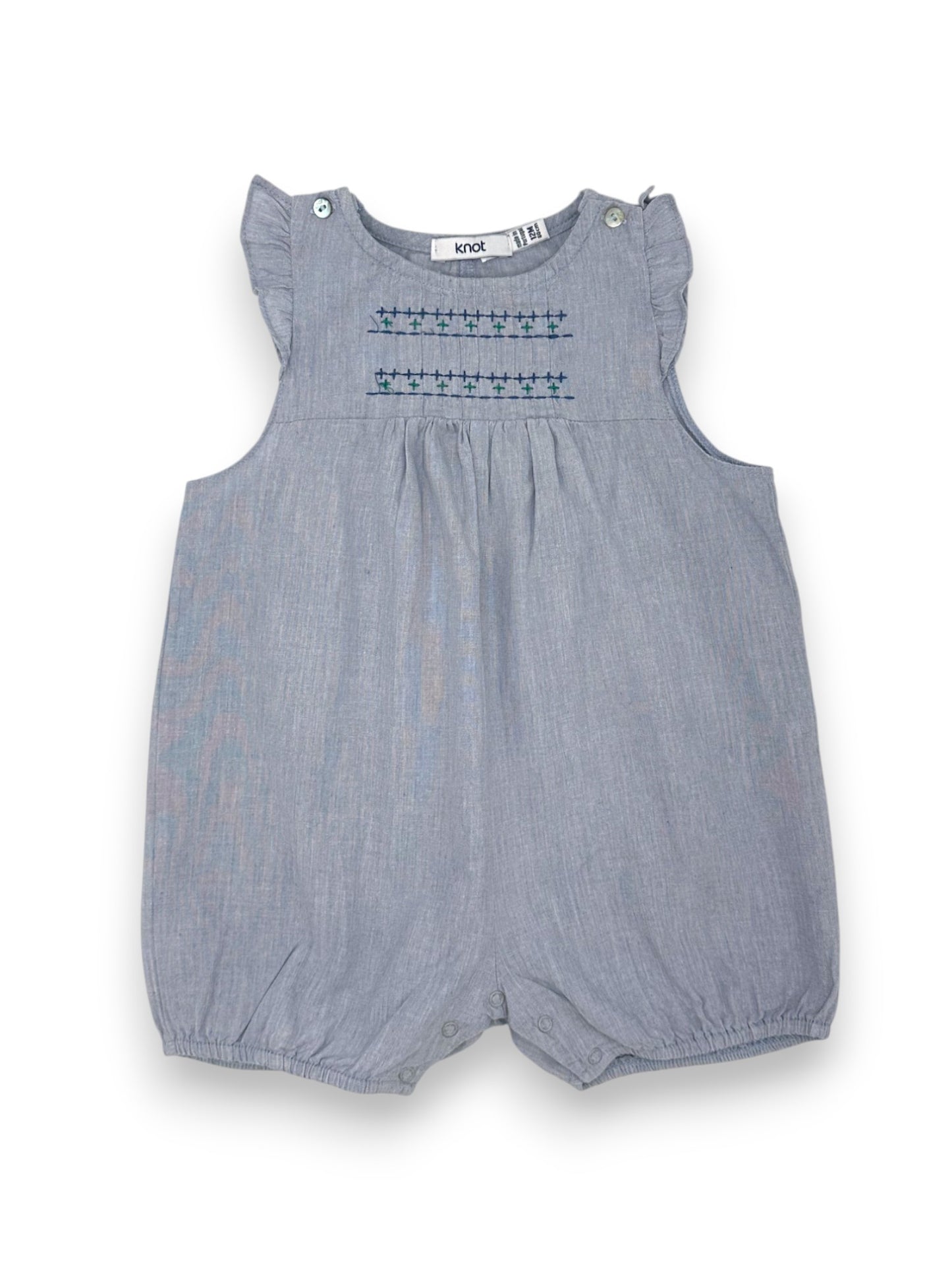 Macacão Azul 12 Meses