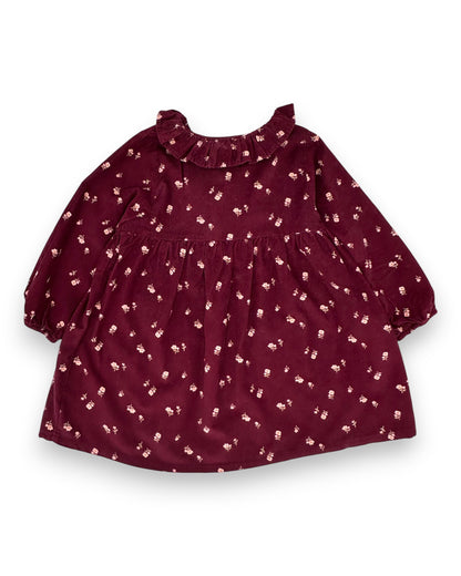 Vestido Bombazine Bordeaux 12-18 Meses