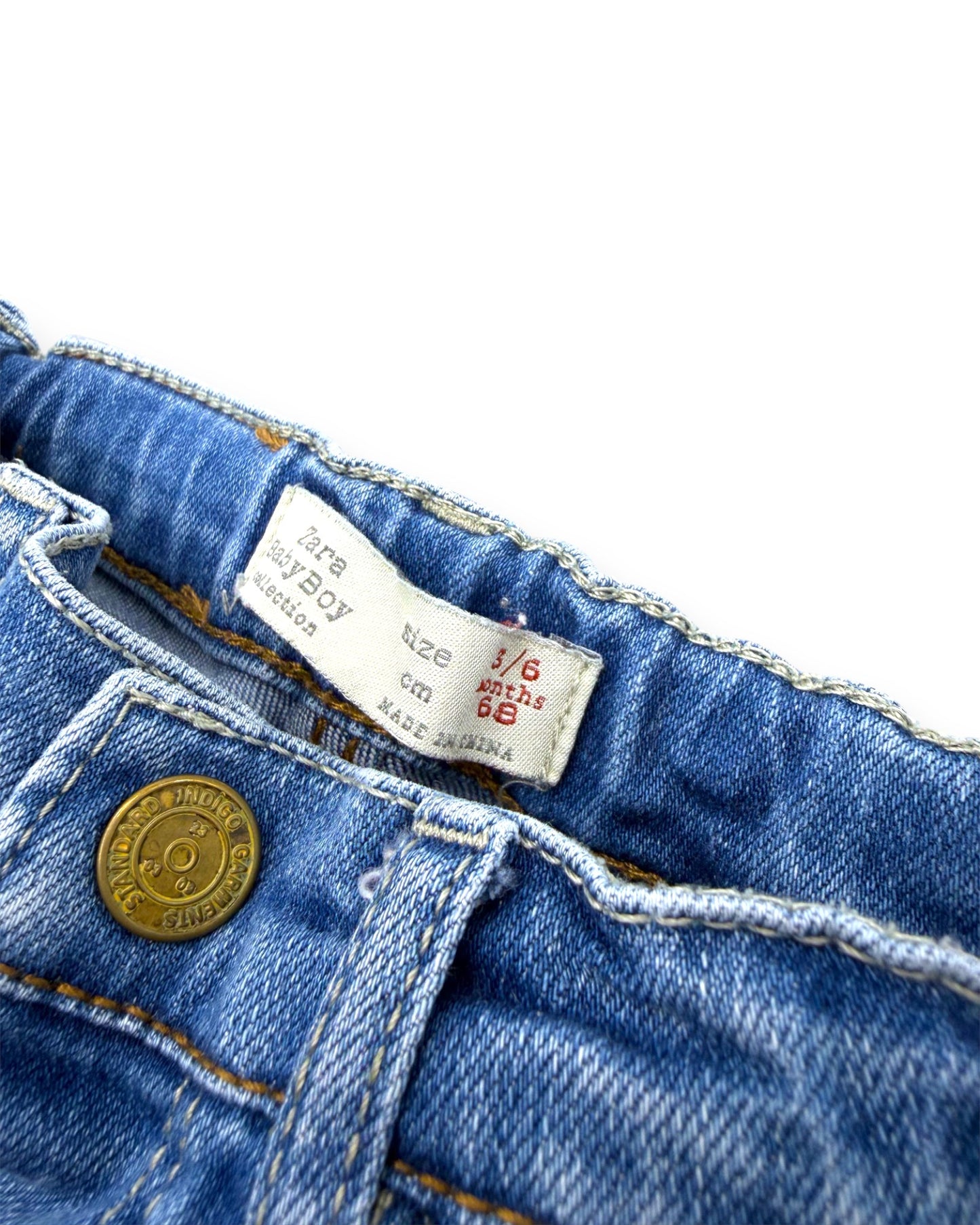 Blue Denim Pants 3-6 Months