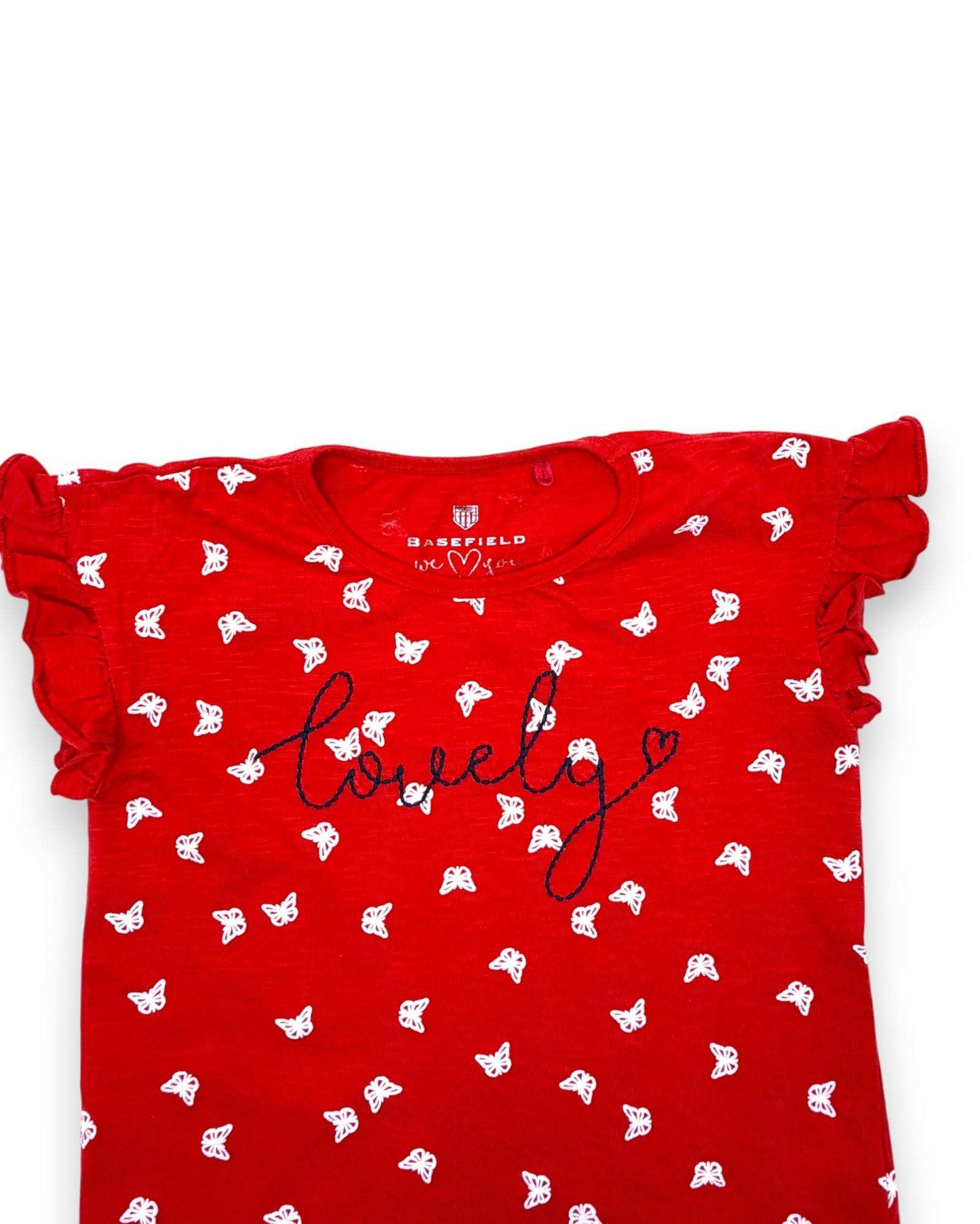 Camiseta Roja BASEFIELD - 6-7 Años