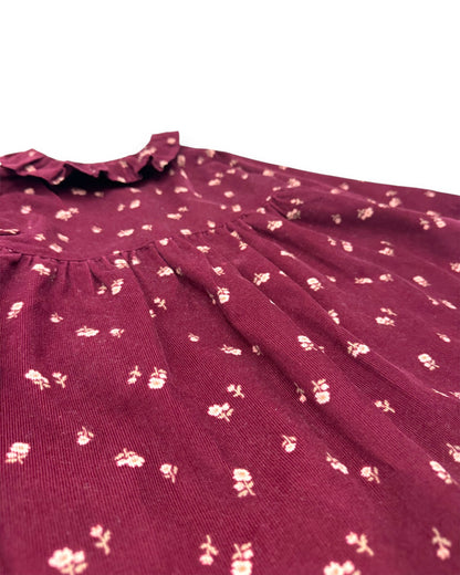 Vestido Bombazine Bordeaux 12-18 Meses