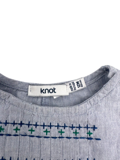 Macacão Azul 12 Meses