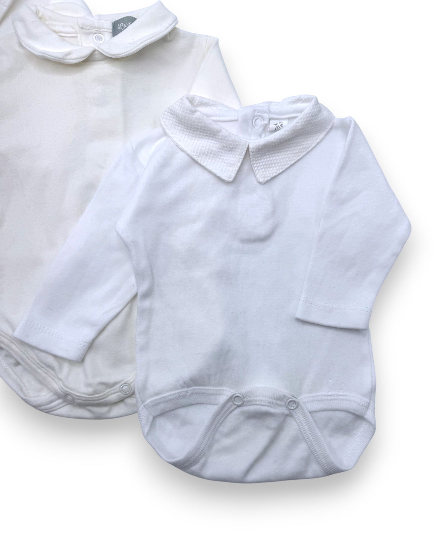 Pack of 3 Bodysuits with Neckline, 1 Month Size