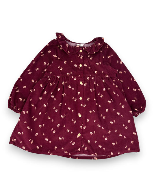 Vestido Bombazine Bordeaux 12-18 Meses
