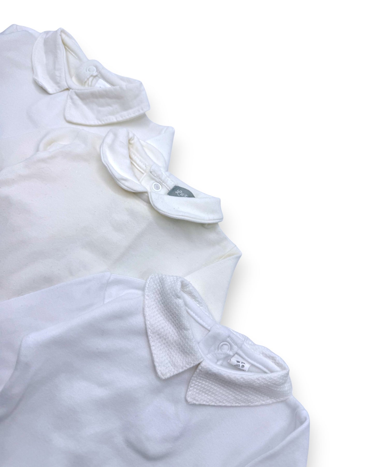 Pack of 3 Bodysuits with Neckline, 1 Month Size