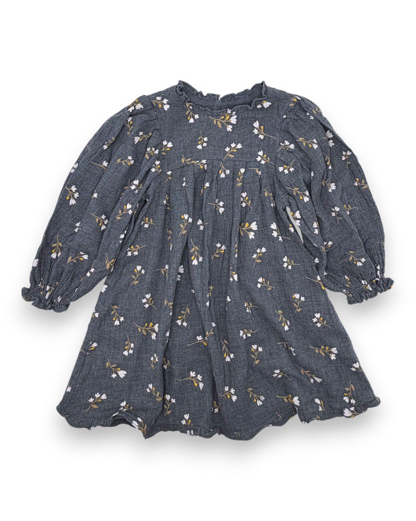 Vestido Cinzento 4-5 Anos