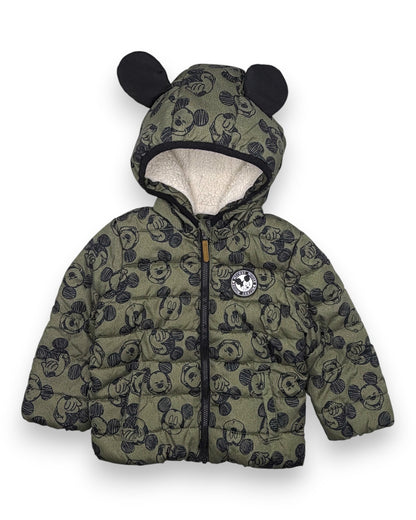 Blusão Almofadado Mickey 12-18 Meses