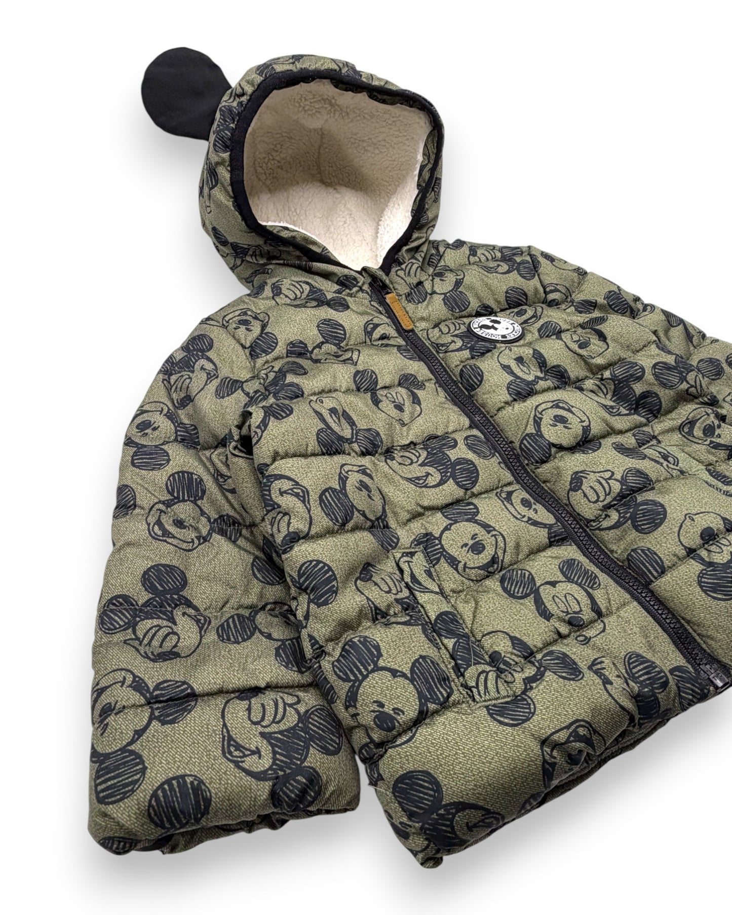 Blusão Almofadado Mickey 12-18 Meses