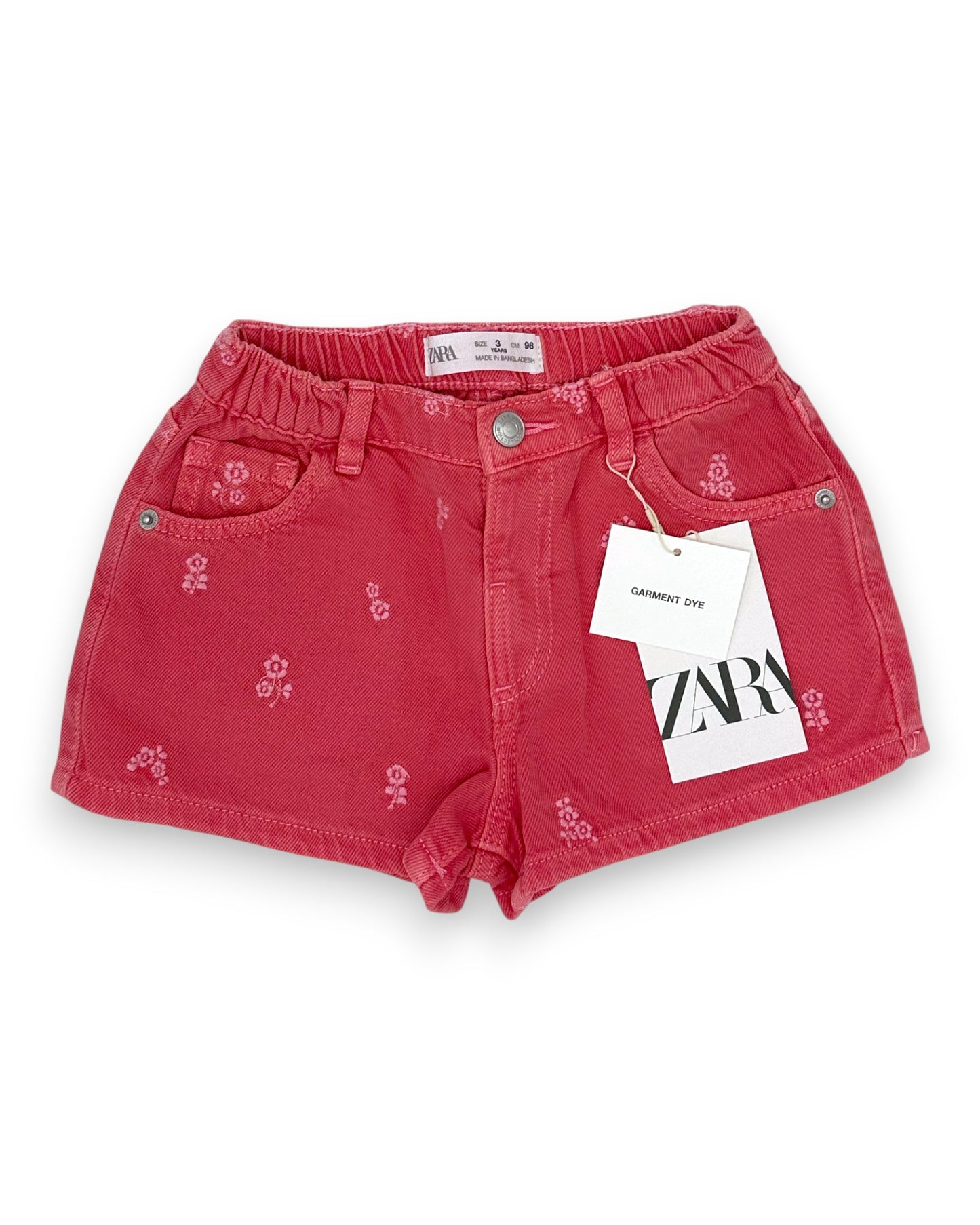 Calções Ganga Rosa 3 Anos