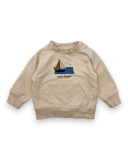 Jersey Beige Barco ZIPPY - 6-9 Meses