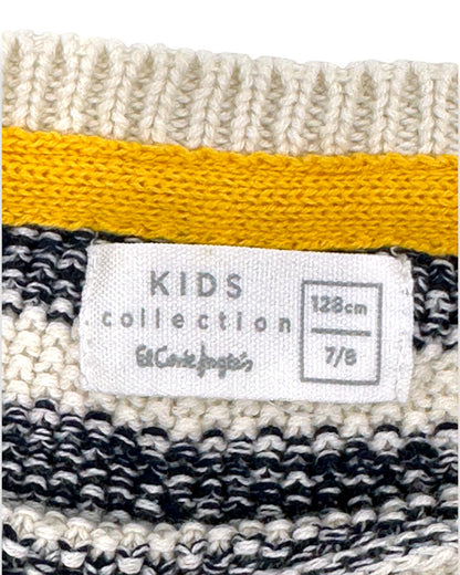 Camisola Malha Riscas 7-8 anos