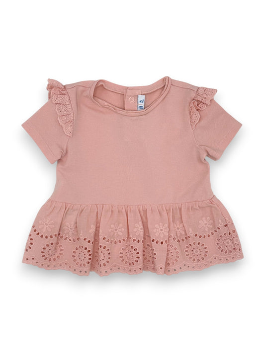 Pink Ruffled T-Shirt 9 Months