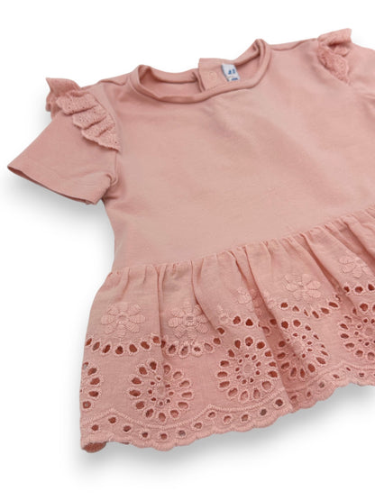 Pink Ruffled T-Shirt 9 Months