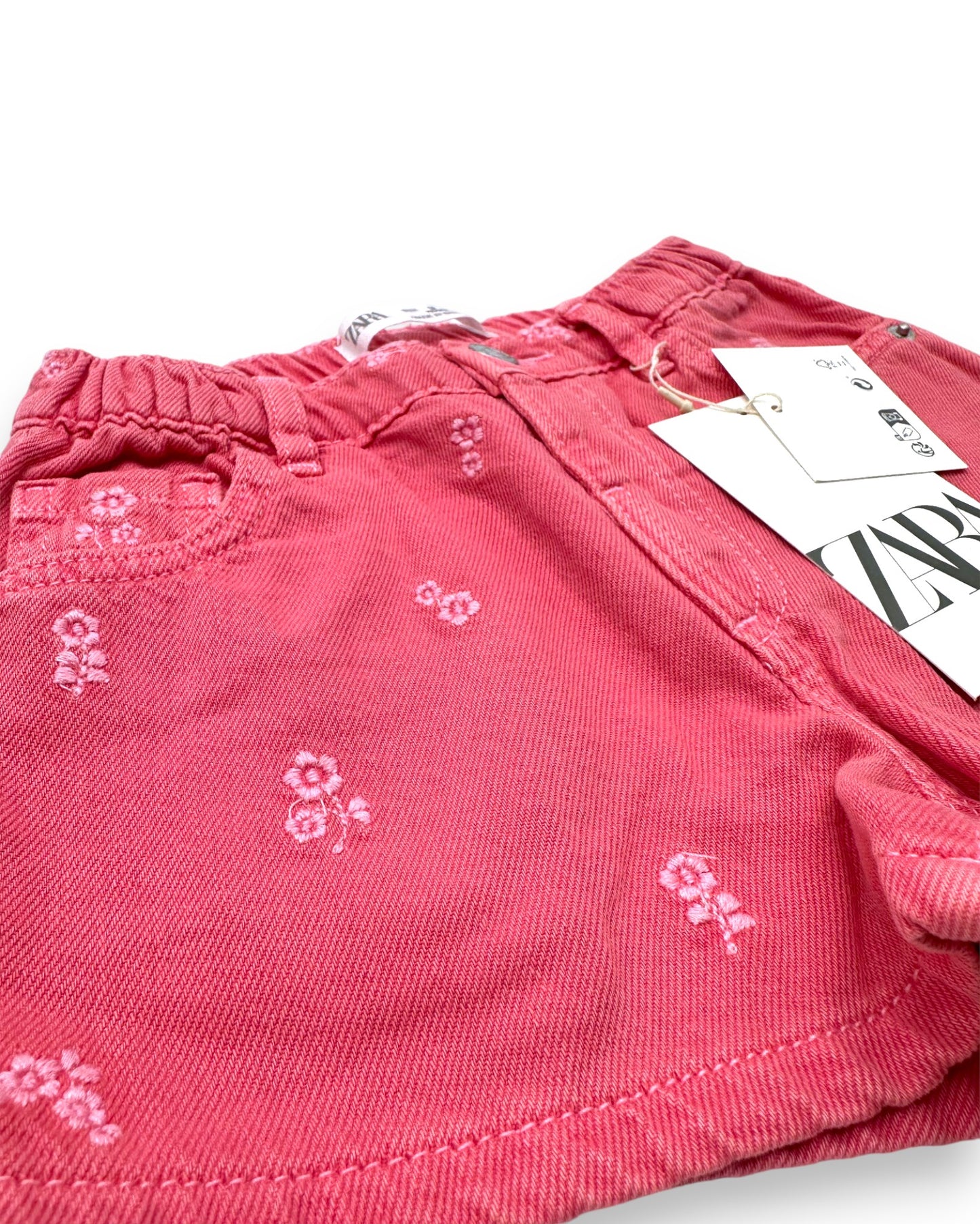 Calções Ganga Rosa 3 Anos