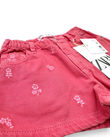 Calções Ganga Rosa 3 Anos