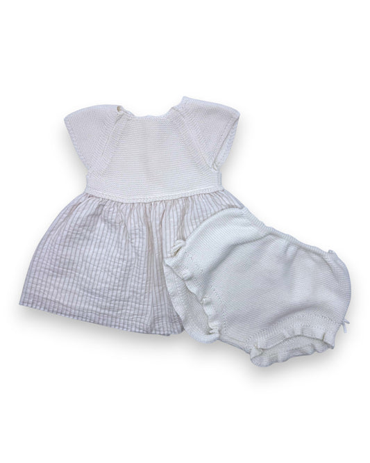 Dress and Diaper Cover Set, 3 Months