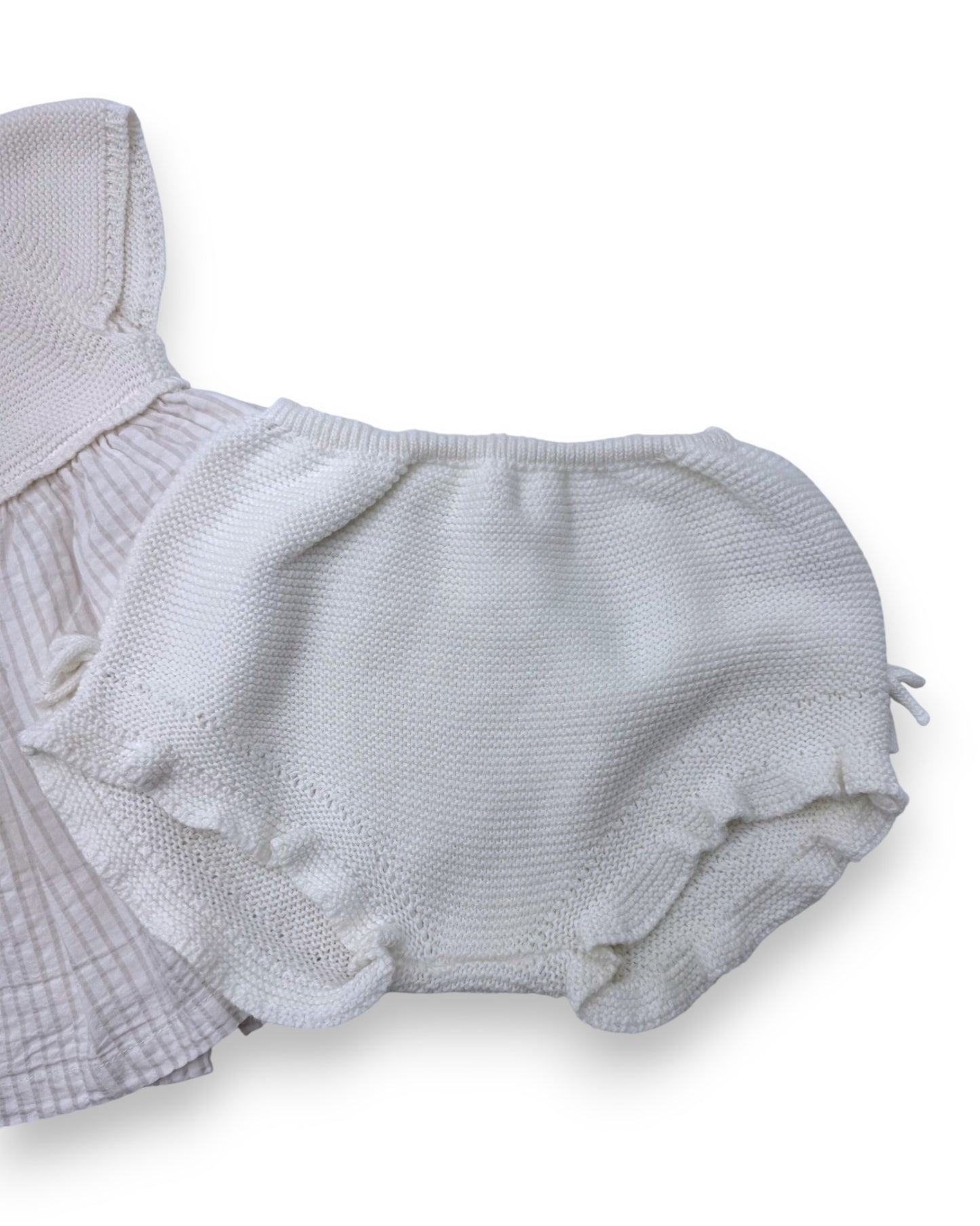 Conjunto Vestido e Tapa Fralda 3 Meses