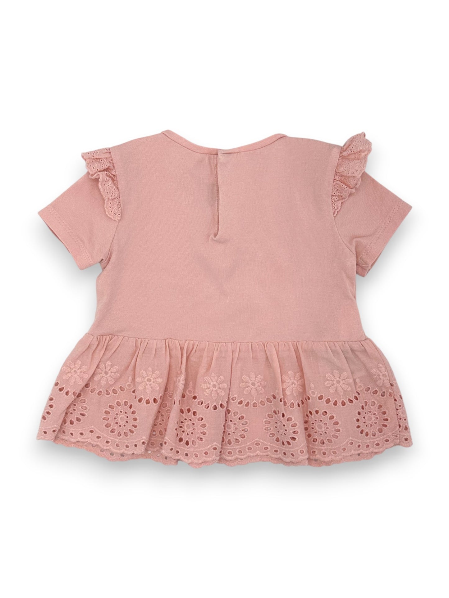 Pink Ruffled T-Shirt 9 Months