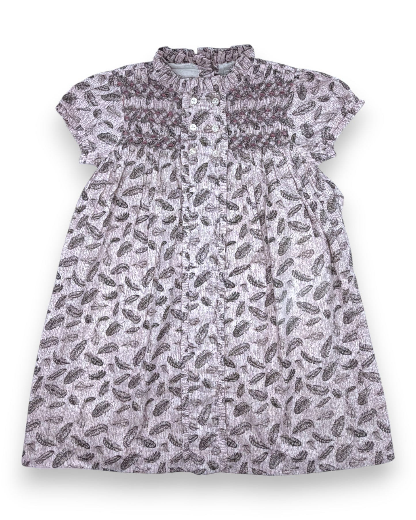 Vestido Floral Rosa 6 Anos